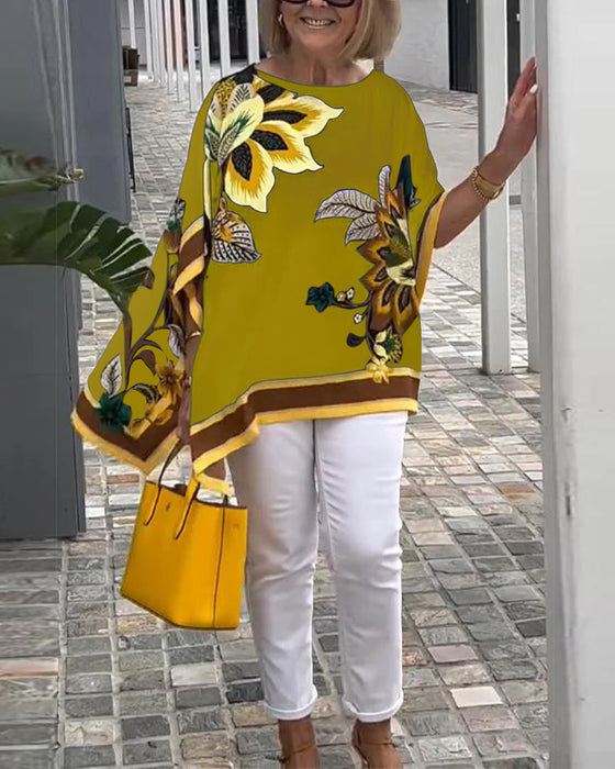 Losse Casual Blouse Met Print