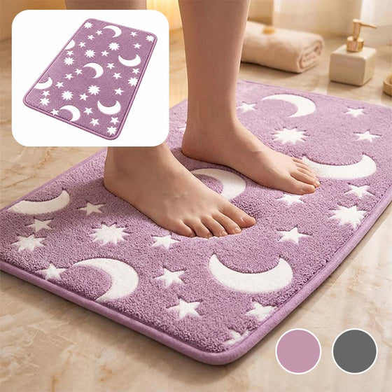 Gloed-In-Het-Donker Koraal Fleece Vloermat