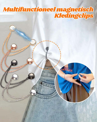 Multifunctionele magnetische kledingclips