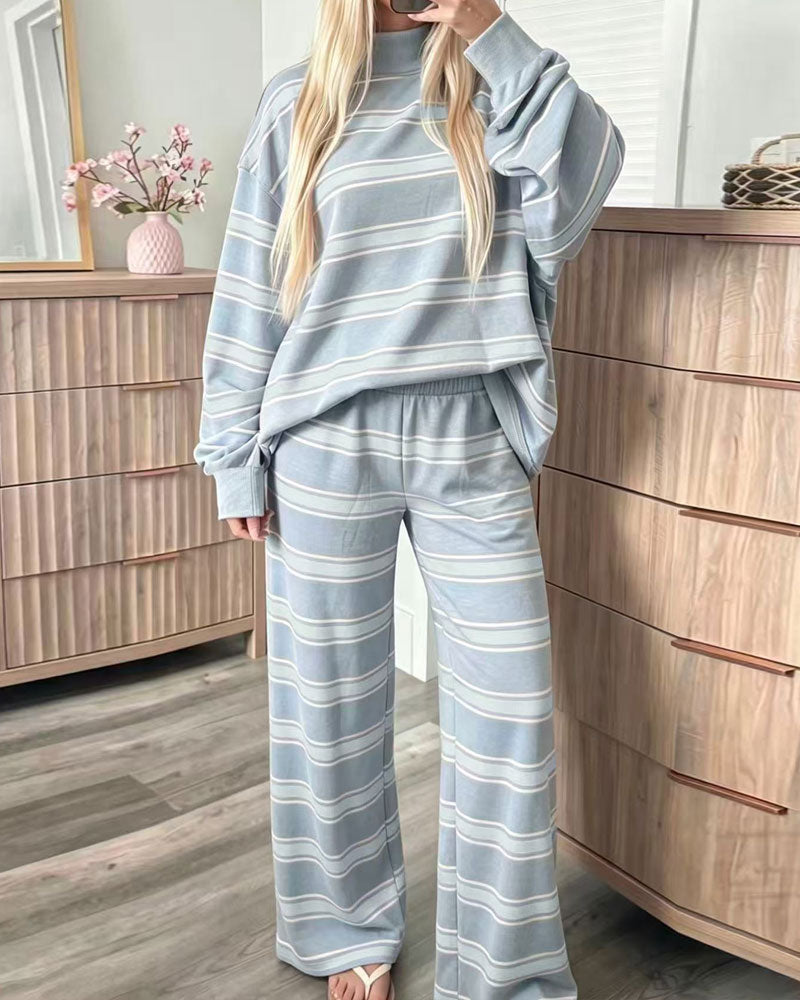 Set Gestreept Dames Casual