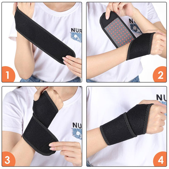 Polsondersteuning Warmtetherapie Compressie