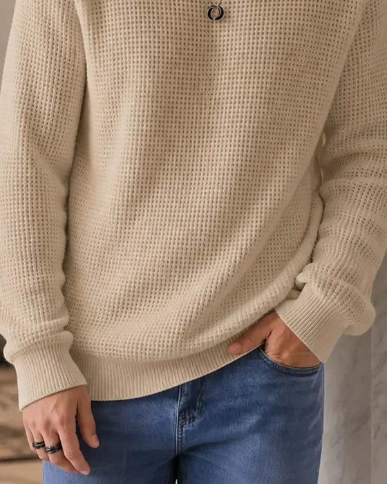 Pullover Heren Stijlvol Casual Gebreid