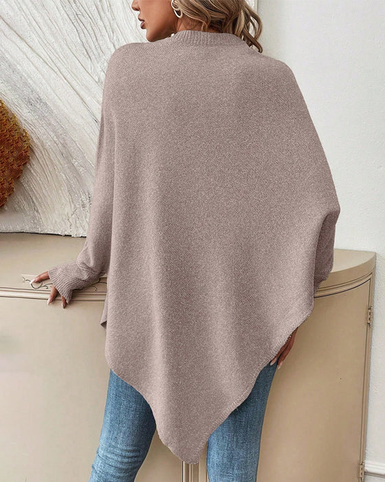 Losse Bloemen Trui met Vleermuismouwen