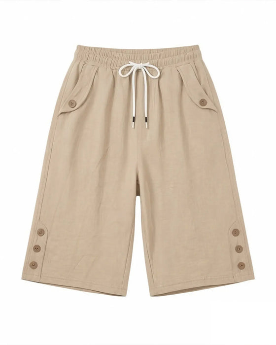Broek Trekkoord Casual Kort