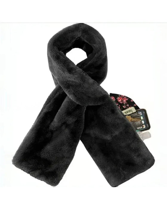 🎁Verborgen Zak Knusse Sjaal Warm Zacht En Veilig Rits🧣