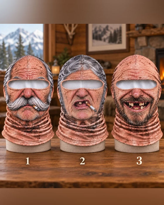 Masker Grappig 3d Brompot Oude Man Ski