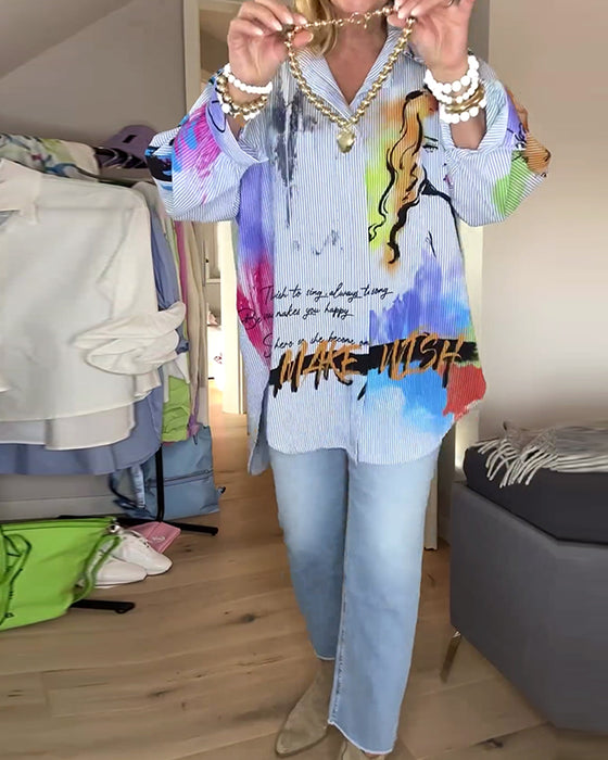 Kleurrijk bedrukte tankjurk met opstaande kraag