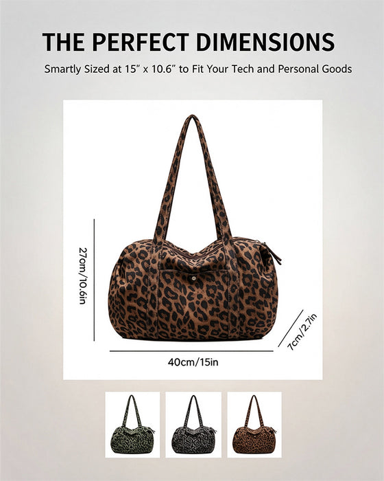 Tas Grote Capaciteit Luipaardprint Tote