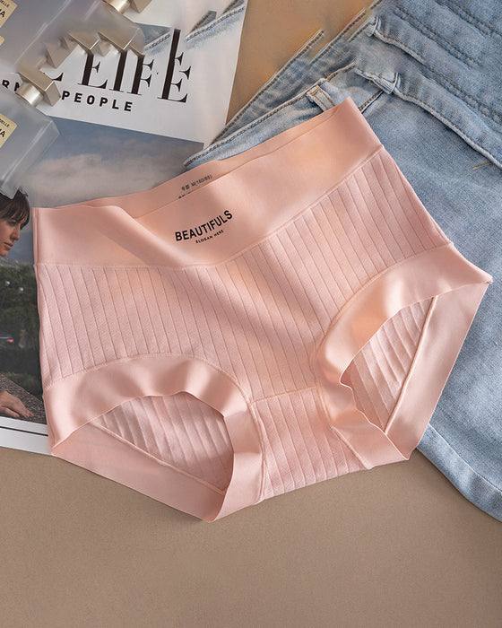 Slip Langvezelig Katoen Hoge Taille