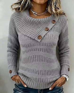 Pullover Diagonaal Slag Knoop