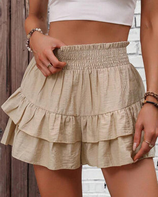Skorts wijde korte casual vloeiende