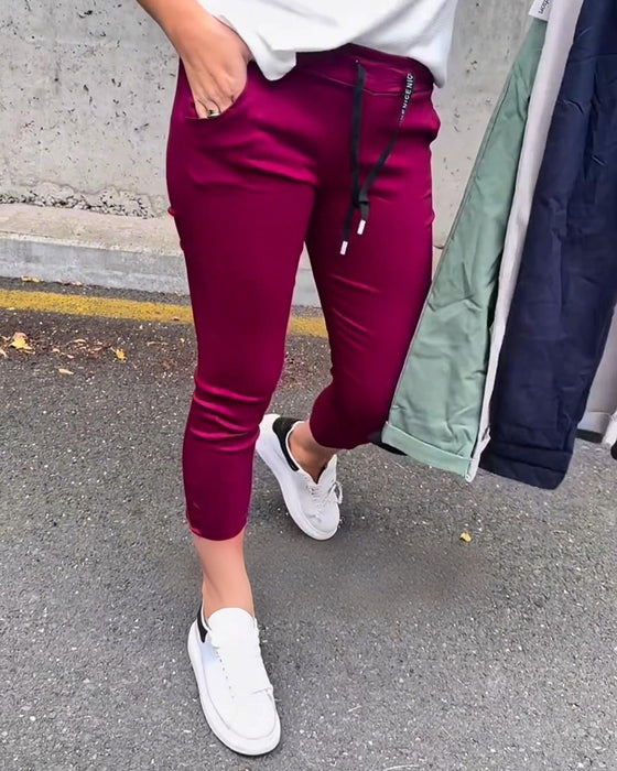 Broek Elastisch Trekkoord Potlood