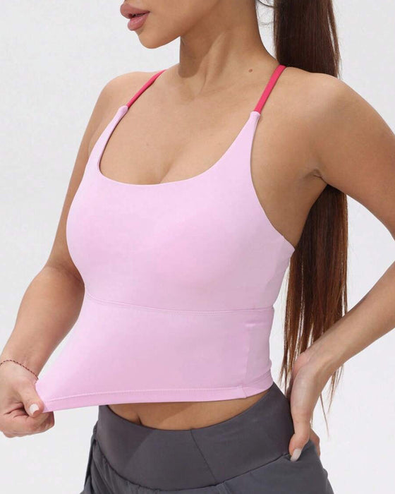 Sport Tanktop Met Geïntegreerde Borstpads