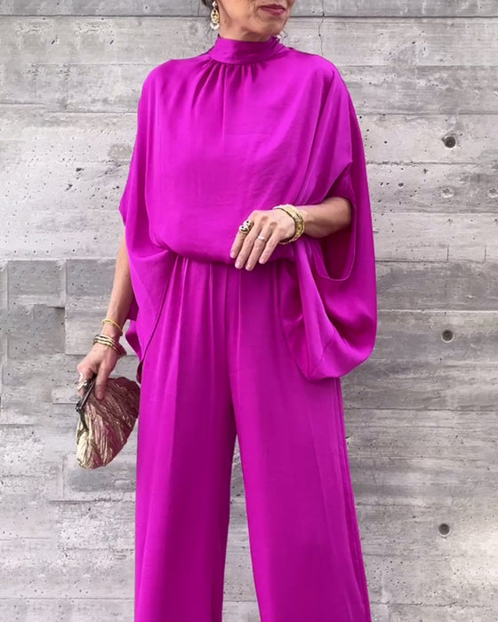 Effen kleur elegante ontwerpset