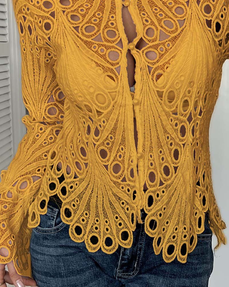 Jas Cut-Out Klokmouw
