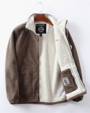 Jacket Heren Dubbel-Lagen Fleece & 50% KORTING