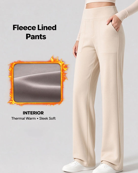 Broek Hoge Taille Zak Wijde Pijp