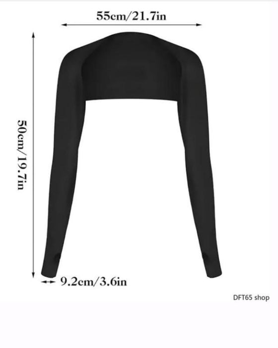 Dames 4-Pack Verkoelende UV-Beschermende Armstukken met Duimgaten