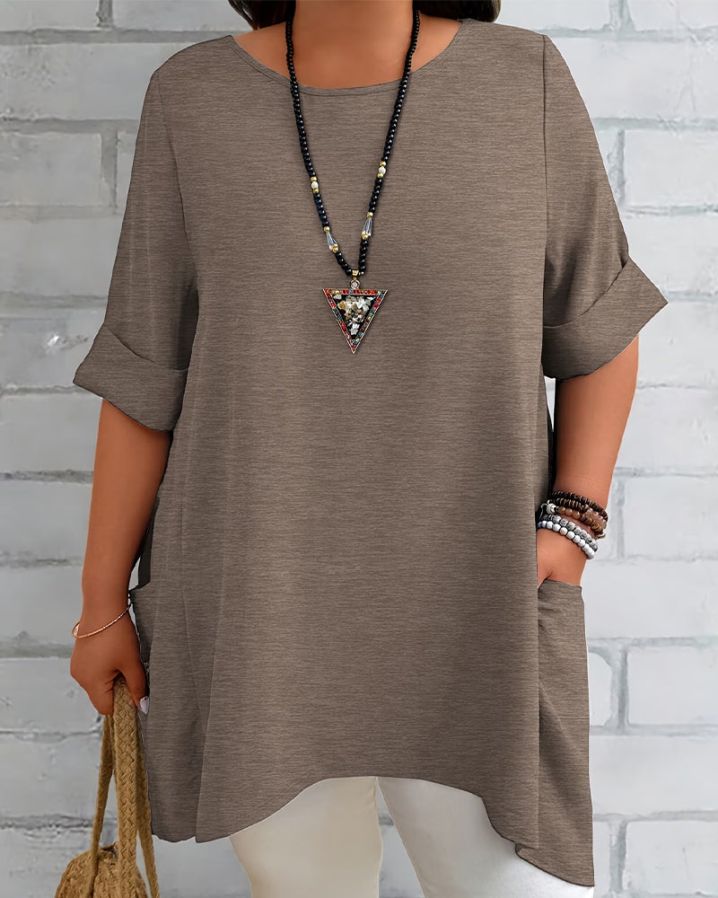 T-Shirt Loose Zijzak