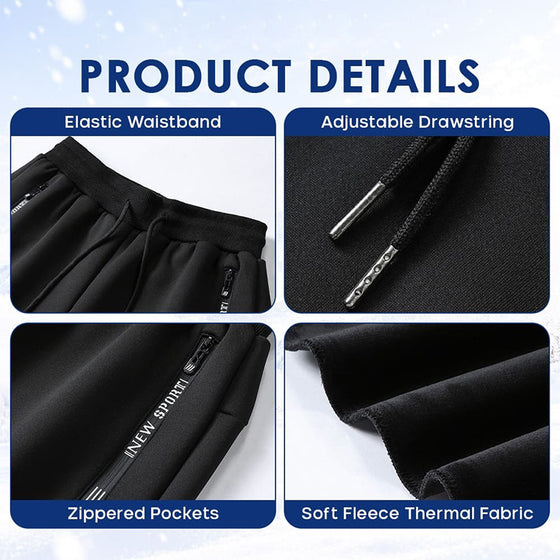 Broek Thermisch Fleece-Gevoerd Casual Actief