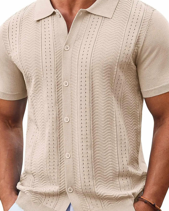 Shirts Opengewerkt Brei Knoop