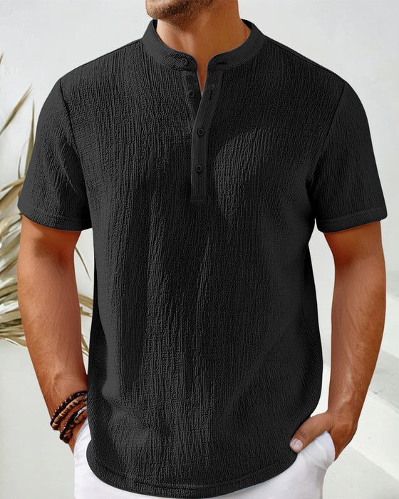 Overhemd Effen Los Henley