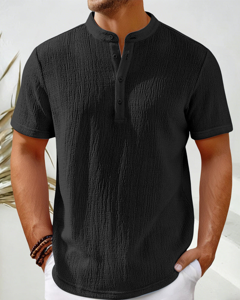 Overhemd Effen Los Henley