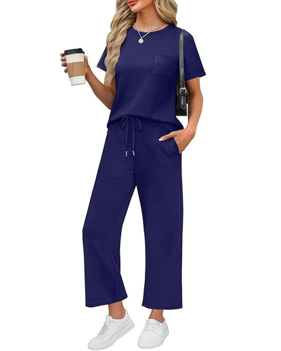 Set Effen Korte Mouw En Lange Broek