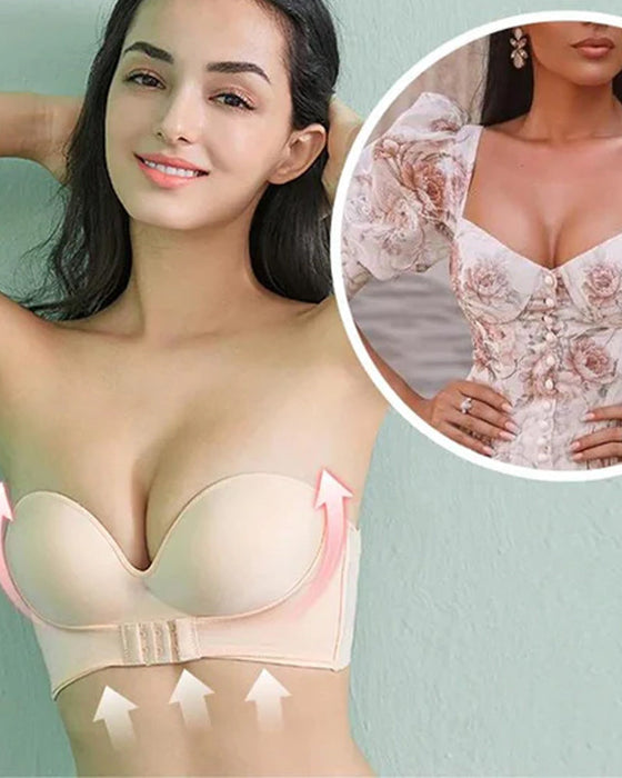 Strapless bh met gesp aan de voorkant