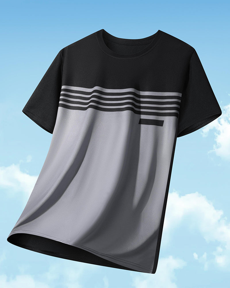 Heren T-Shirt Ademend Snel Drogend Korte Mouw