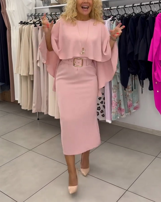 Jurk Fashionable Ronde Hals Elegant