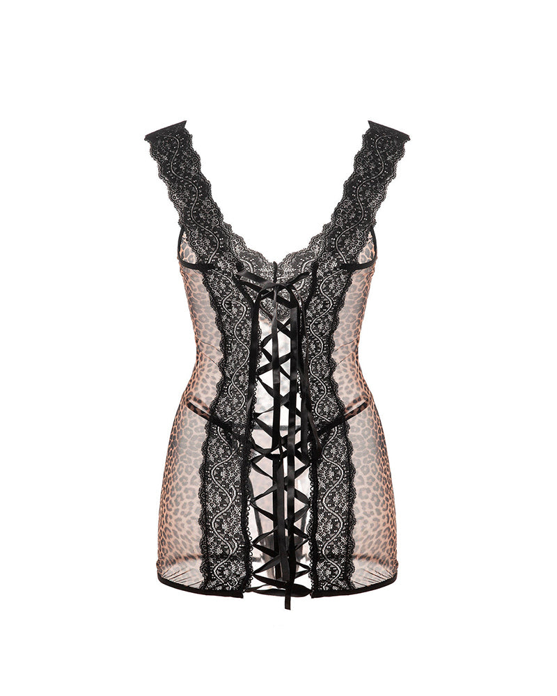 Nachthemd Sexy Bandjes Kant