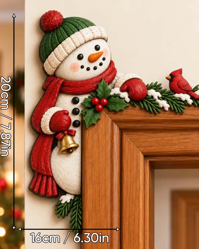 Decoratie Kerst Gluur Deurkozijn Hoek