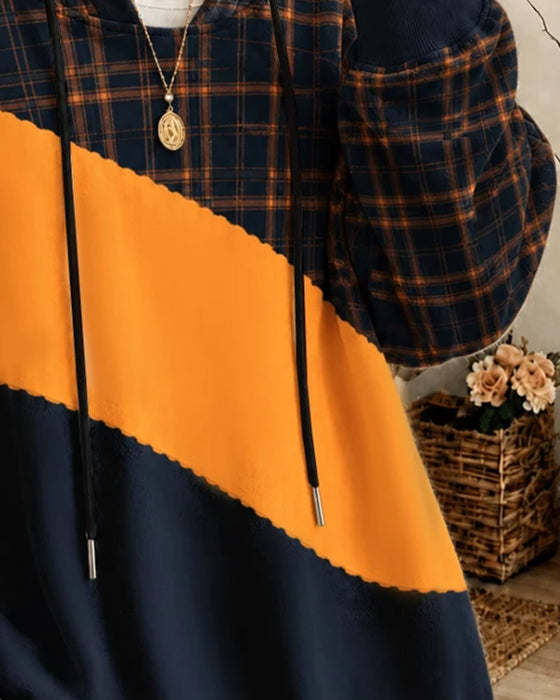 Hoodie Met Capuchon Contrast Relaxed