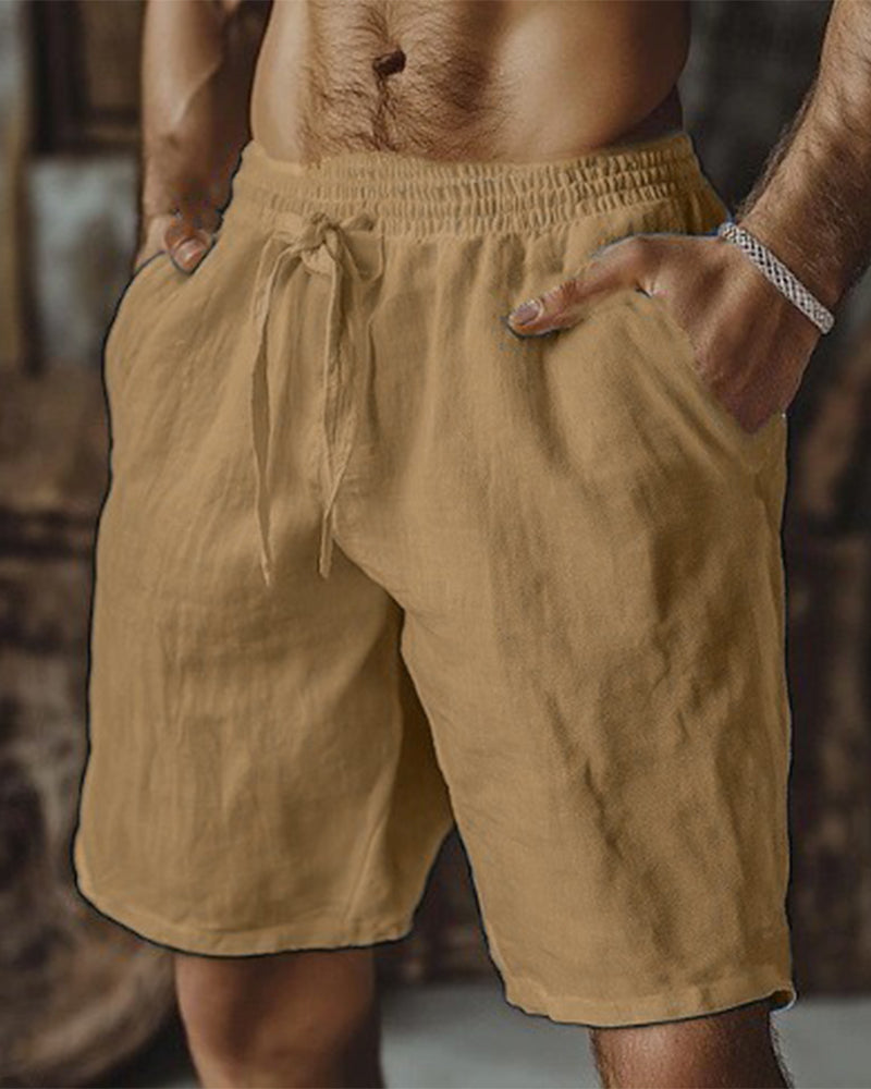Shorts Trekkoord Elastische Taille