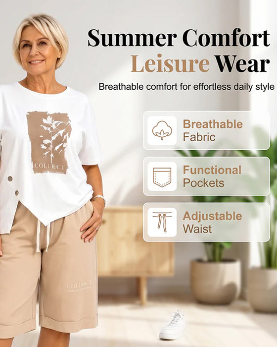 Set Korte Mouw T-Shirt En Shorts