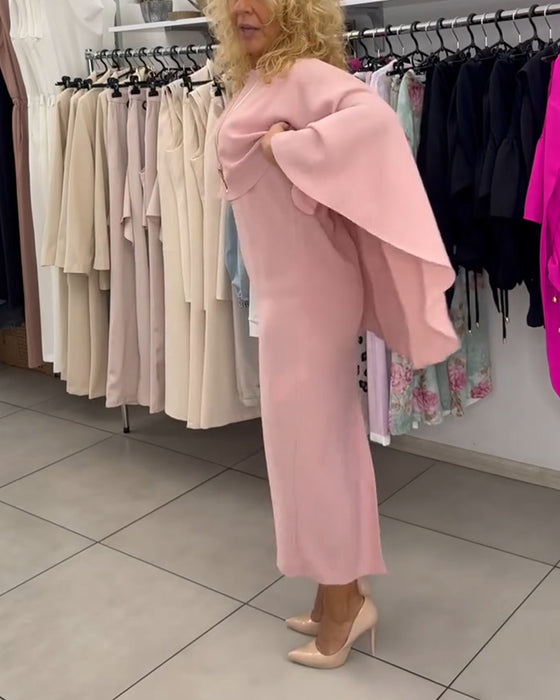 Jurk Fashionable Ronde Hals Elegant