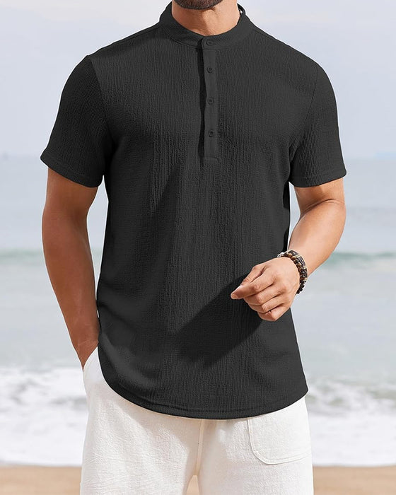 Overhemd Effen Los Henley