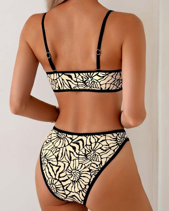 Bikini Resort Bloemig Bandeau