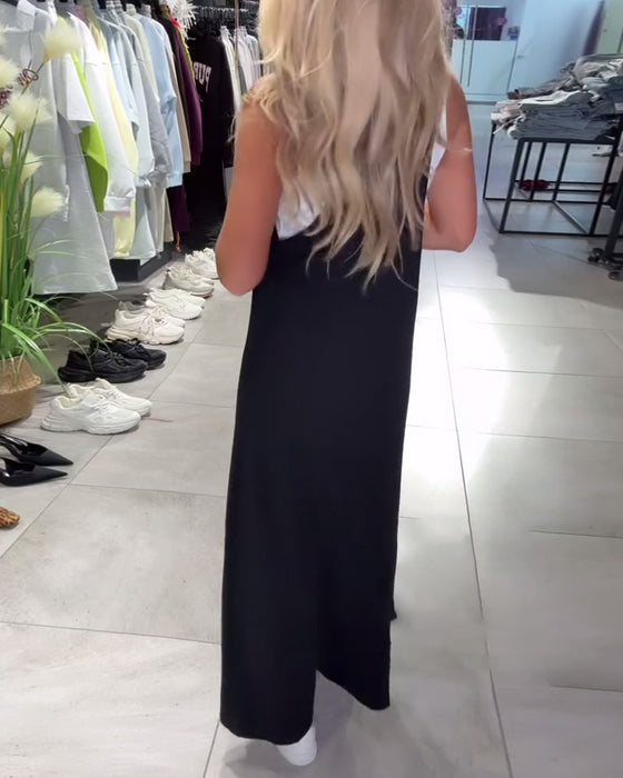 Jurk Slankmakend Draagband Casual