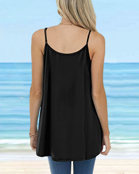 Camisole Dames Basic Ronde Hals