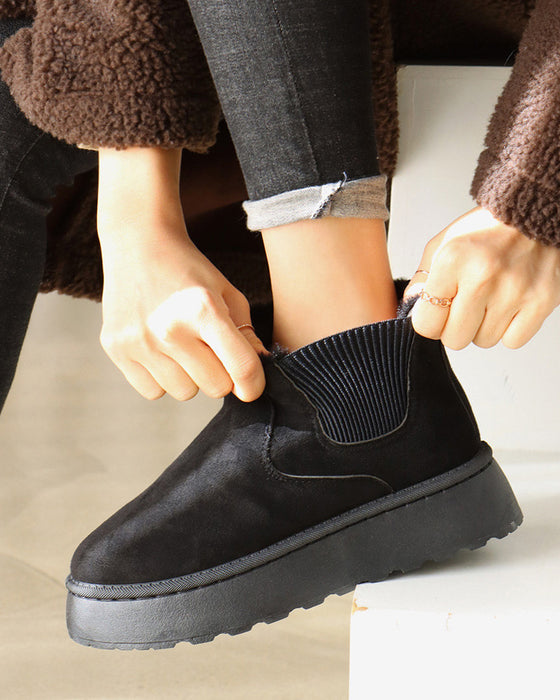 Dikke, effen sneeuwschoenen