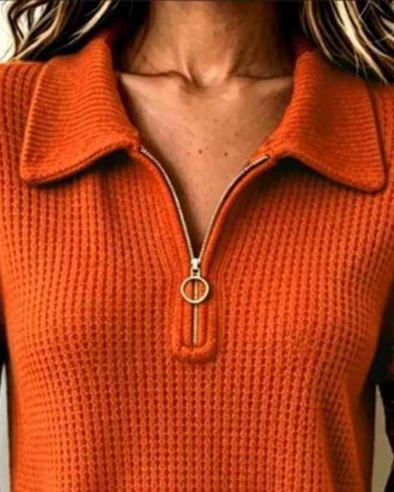 Sweater Lange Mouwen Reverskraag