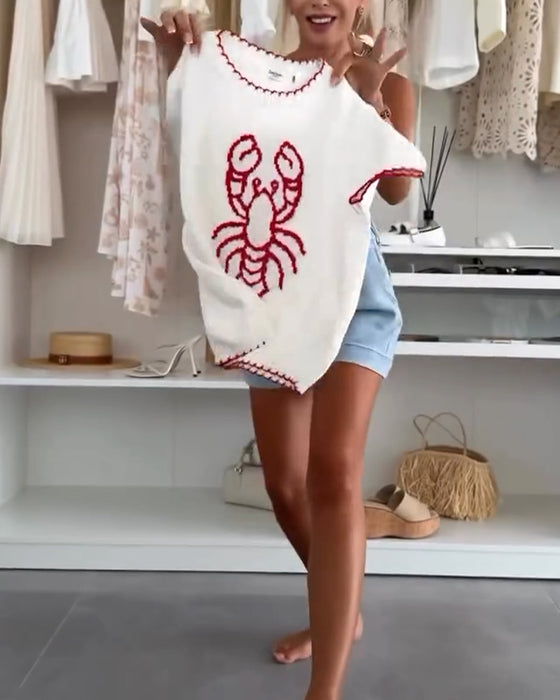 Sweater met Print in Streetstyle