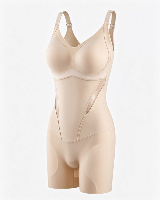 Verkoelende Buikcontrole Bilverhogende Shapewear Bodysuit