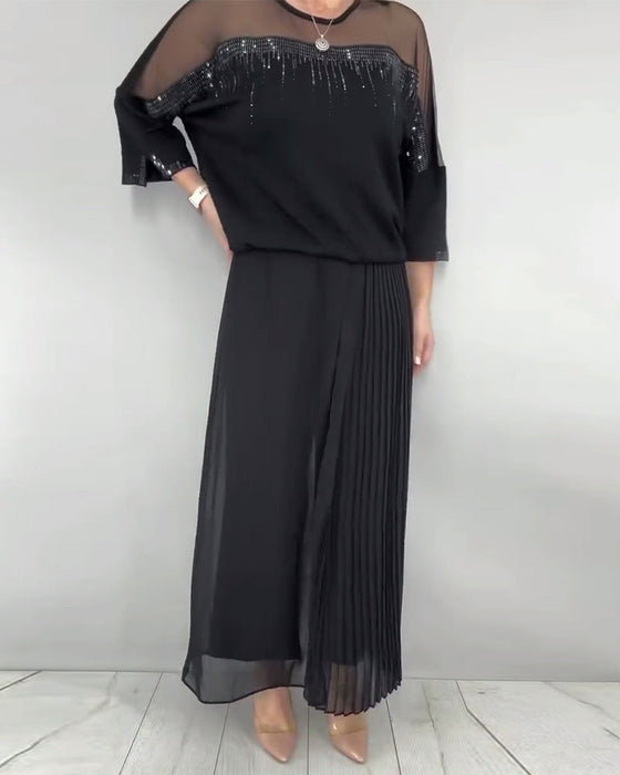 Blouse Gaas Gespleten Loose