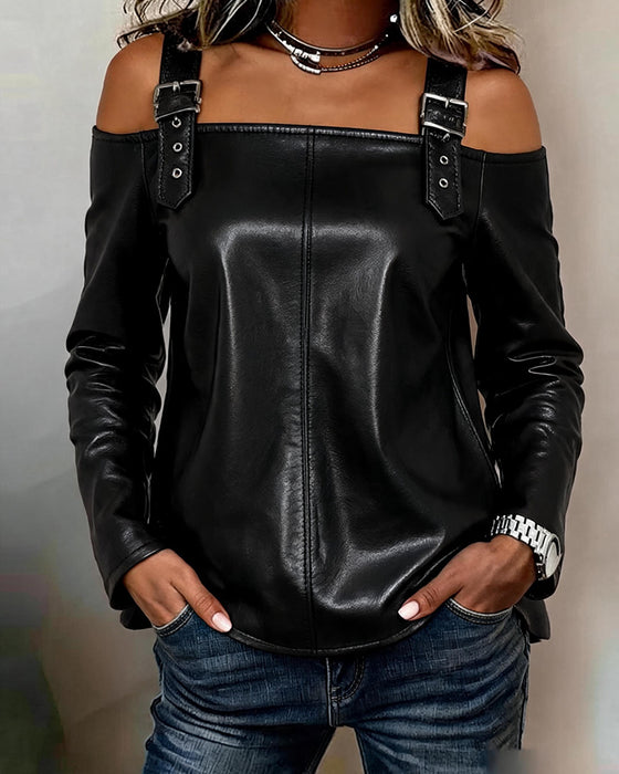 Blouse Off-Shoulder Bandje Trendy
