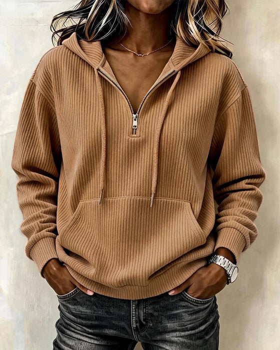 Hoodie Mode Lange Mouw