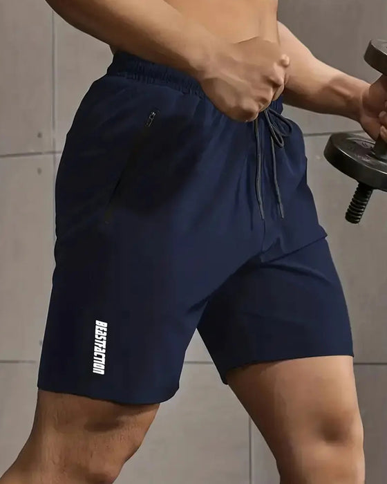 Heren Shorts Snel Drogend Ritszak Sportief