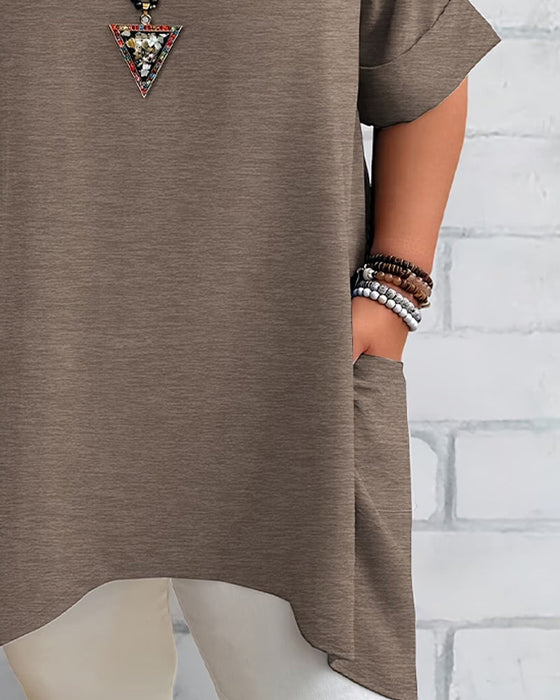 T-Shirt Loose Zijzak